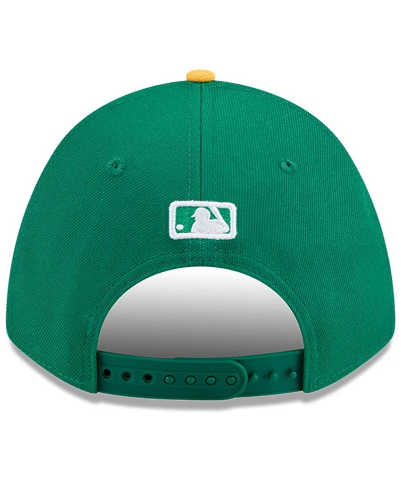 New Era Men's Green/Gold Athletics Baseball Hall of Fame 9FORTY M-Crown Adjustable Hat