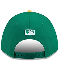 New Era Men's Green/Gold Athletics Baseball Hall of Fame 9FORTY M-Crown Adjustable Hat