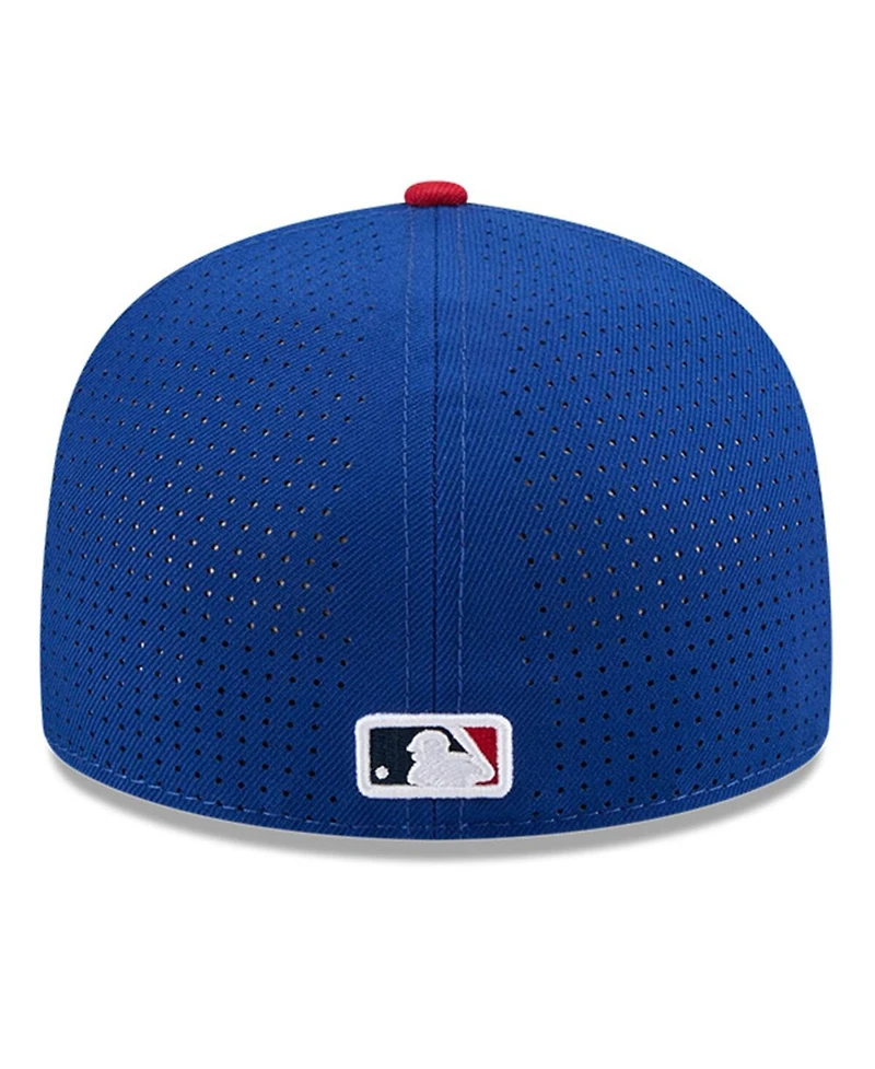 New Era Men's Blue/Red Colorado Rockies 2025 Mlb All-Star Game Workout Side Patch 59FIFTY Fitted Hat