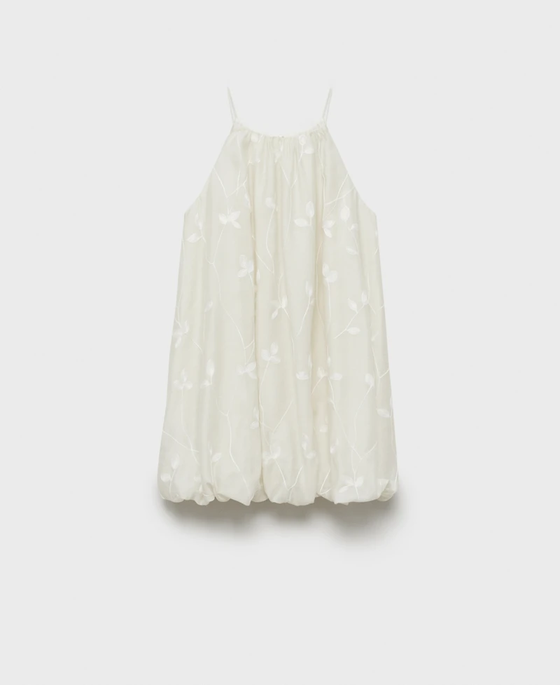 Mango Women's Balloon Halter Dress