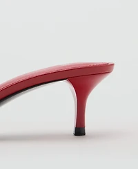 Mango Women's Bow Heel Sandals