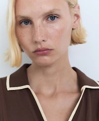 Mango Women's Short Polo-Style Dress