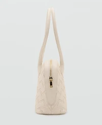 Mango Women's Braided Bowling Bag