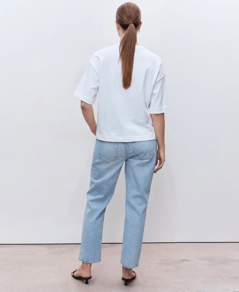 Mango Women's Maternity Straight Jeans