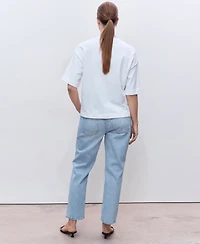 Mango Women's Maternity Straight Jeans