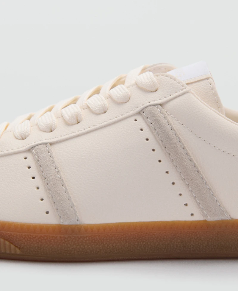 Mango Women's Contrast Panel Sneakers