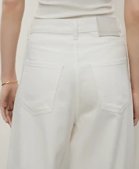 Mango Women's High-Rise Wide Leg Jeans