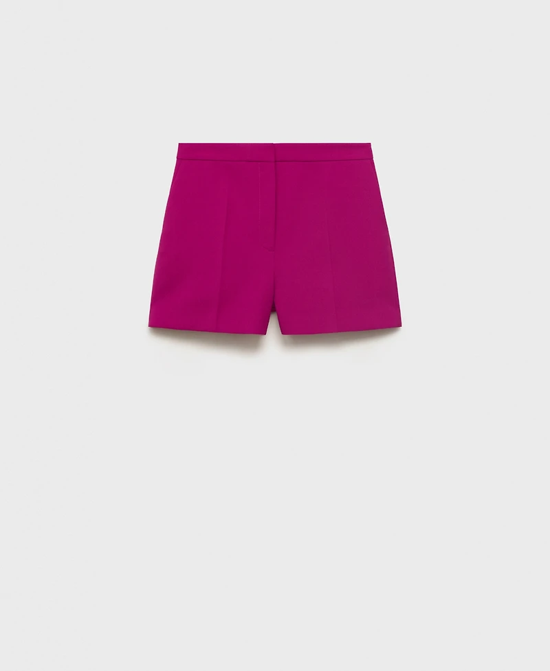 Mango Women's Straight Mid-Rise Shorts