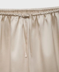 Mango Women's Silk Pajama Shorts