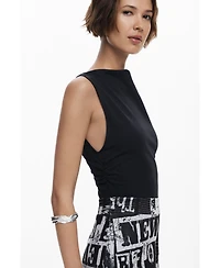 Desigual Women's Combined newspaper jumpsuit