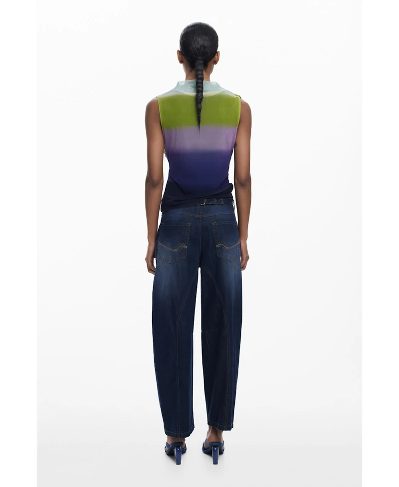 Desigual Women's Gradient tulle T-shirt