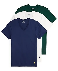 Polo Ralph Lauren Men's 3-Pack Classic Fit V-Neck Undershirts
