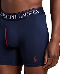 Polo Ralph Lauren Men's 3-Pack 4D-Flex Cooling Microfiber Boxer Briefs