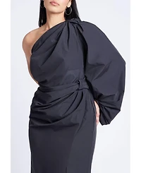 Eloquii Women's One Shoulder Dress