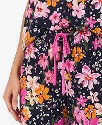 Cuddl Duds Women's Short Sleeve Cropped Pajama Set