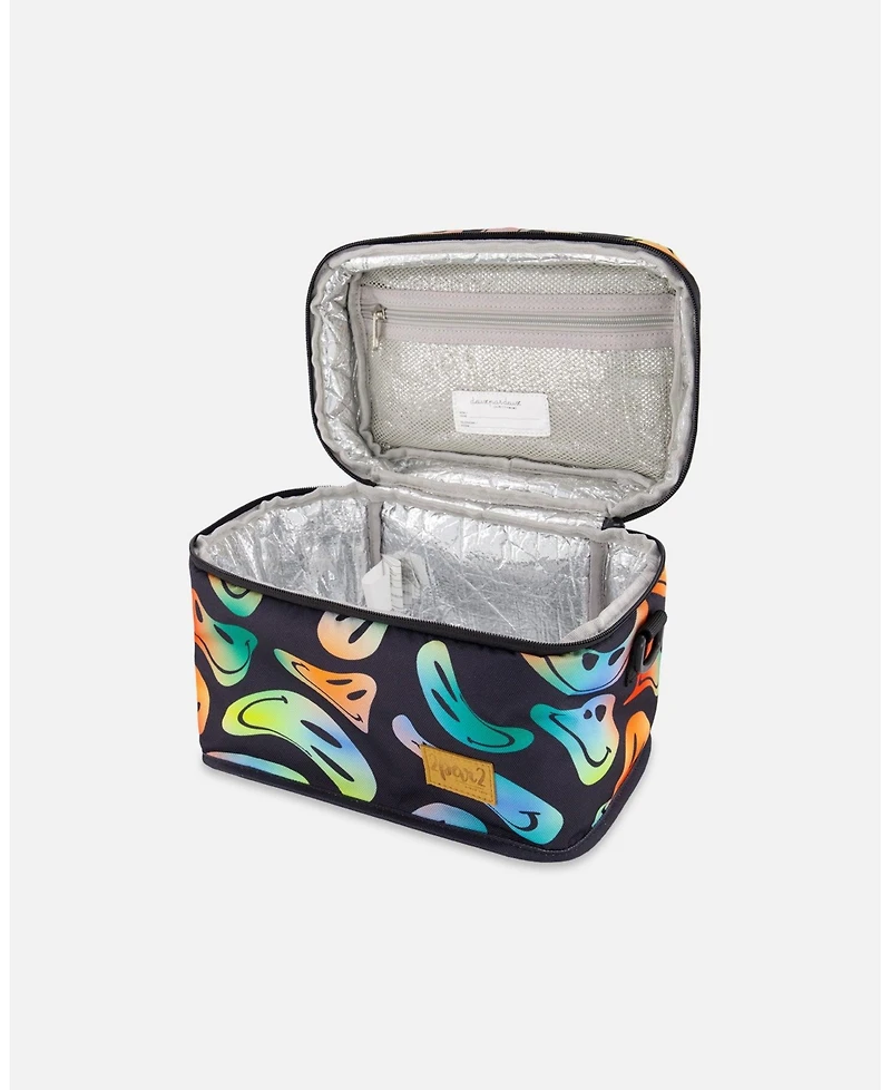 Deux par Deux Boy Lunch Box Smiley Face Boy - Toddler|Child