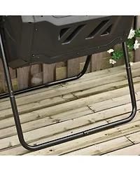 Outsunny Tumbling Compost Bin Outdoor 360