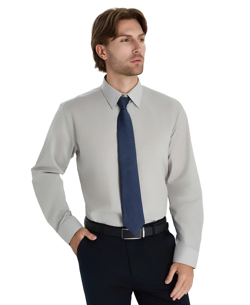 Club Room Men's Promo Regular Fit Solid Dress Shirt, Macy's Exclusive