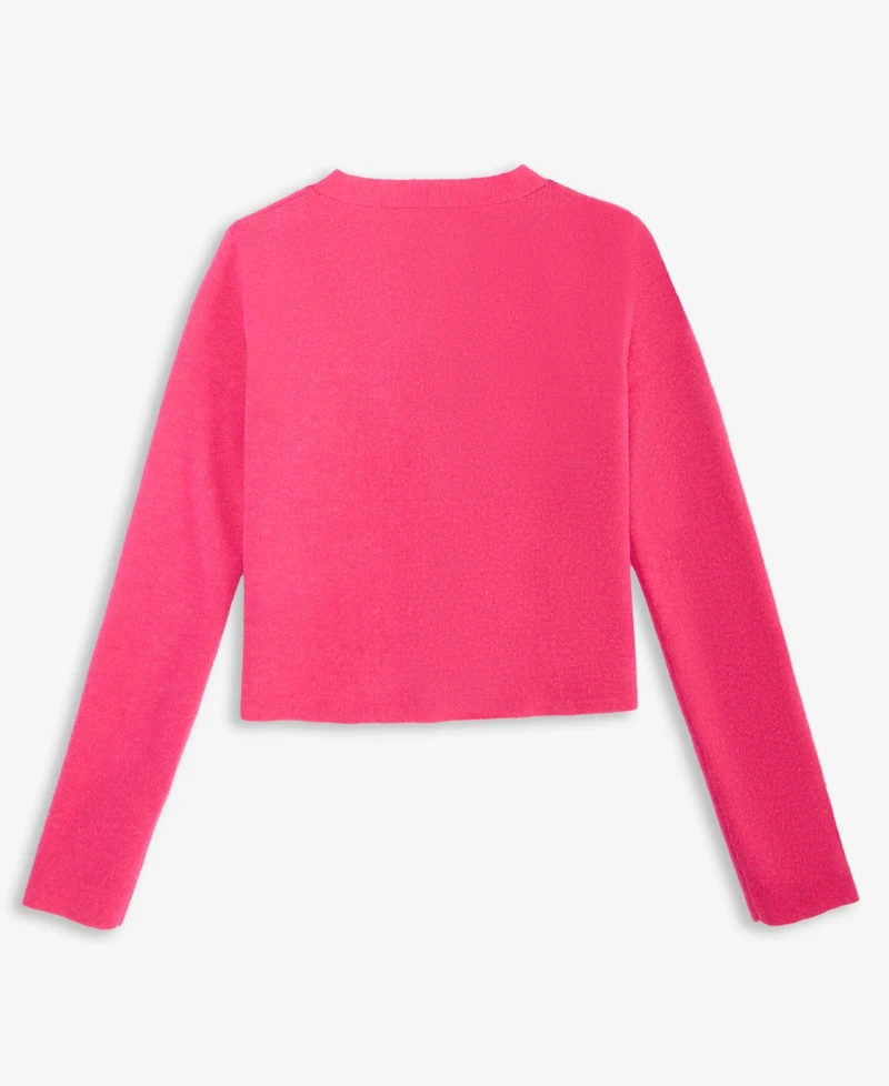 With Jules Girls 7-16 Bow Cardigan Sweater