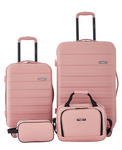 Travelers Club Austin 4 Piece Hardside Luggage Set