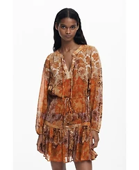 Desigual Women's Boho Paisley Dress