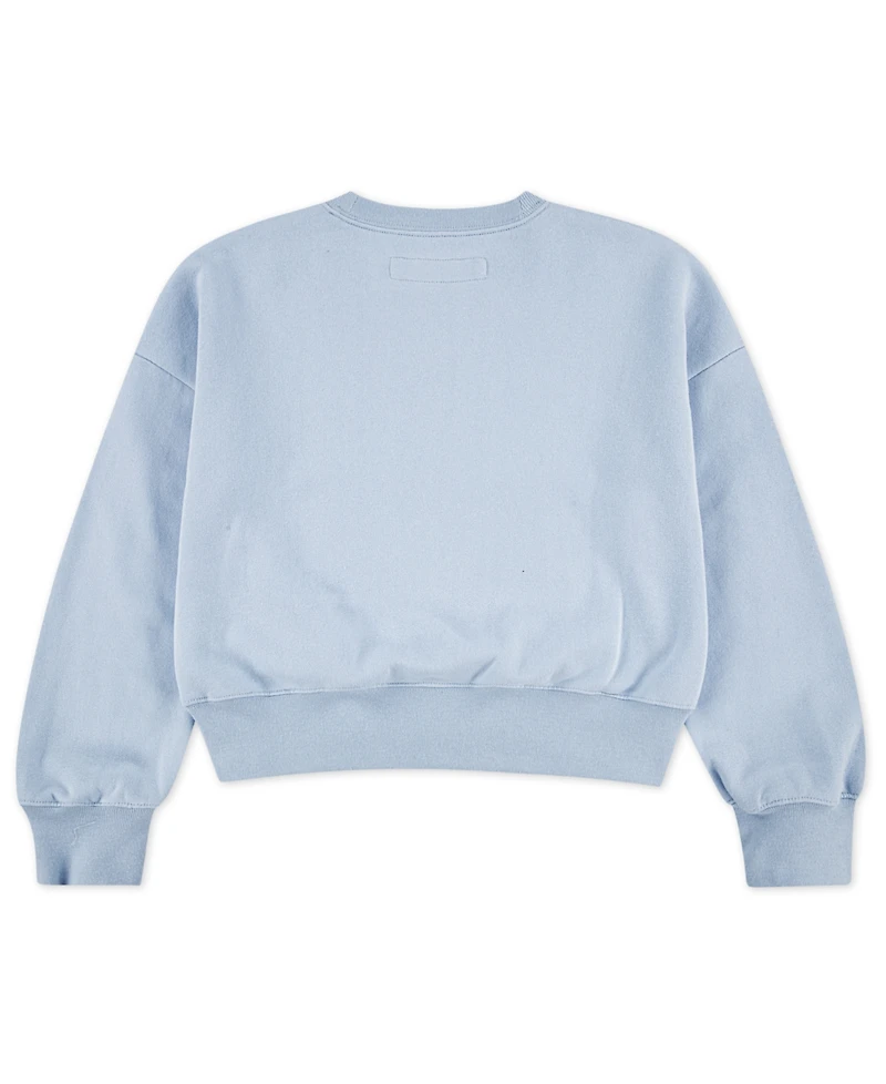 abercrombie kids Girls Ribbed Crewneck Sweater