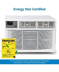 gaomon 8,000 Btu Window Ac - Quiet Performance, Dehumidify & Fan Modes, Remote Control Included, Easy Setup, Perfect for Home and Office