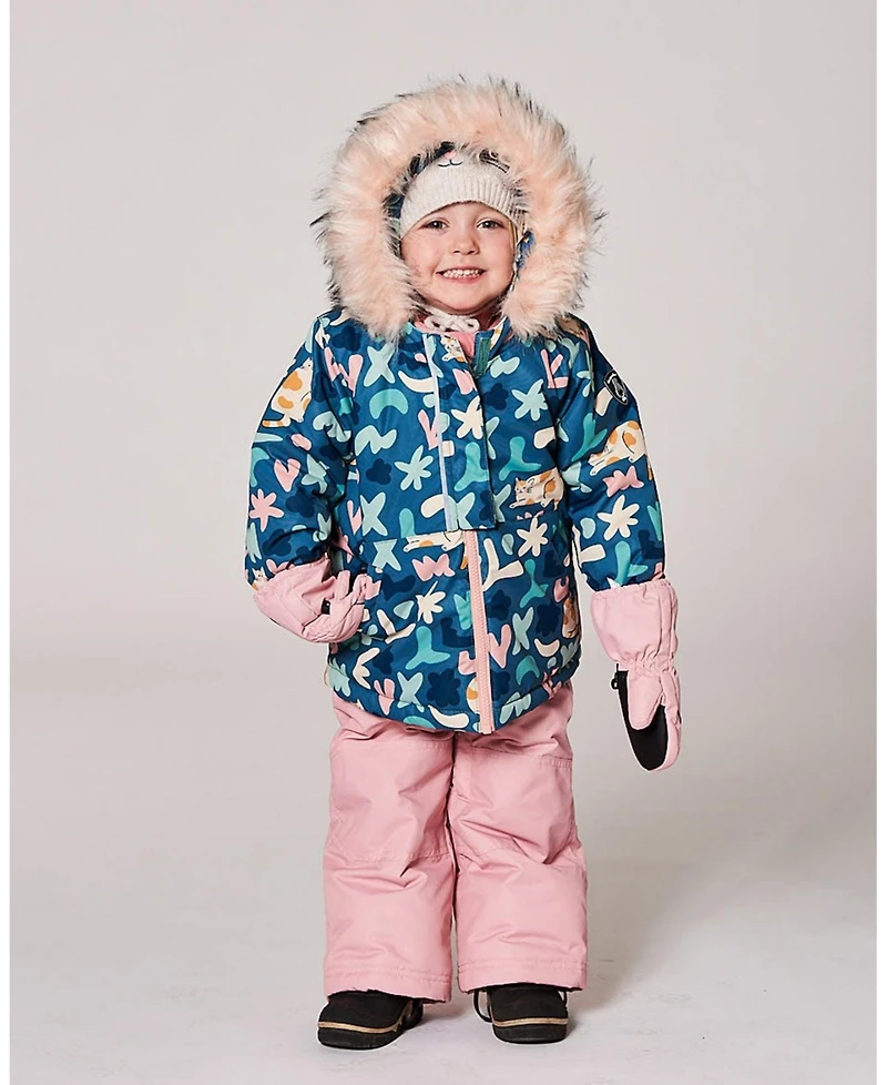 Deux par Toddler Two-Piece Play Snowsuit Dusty Pink - Baby|Toddler