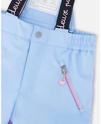 Deux par Girl Two-Piece Play Snowsuit Light Blue - Child