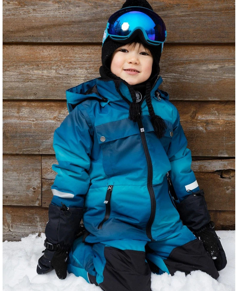 Deux par Toddler Boys Two-Piece Teknik Snowsuit Teal Gradient - Toddler|Child