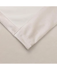 Kate Aurora Royal Living 2 Pack Rod Pocket Light Filtering Velvet Window Curtain Panels - Gray