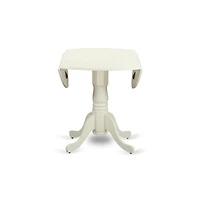 East West Furniture modern dining table set of 4 amazing kitchen dining chairs with Linen Fabric Light Sable color and an attractive two 9" drop