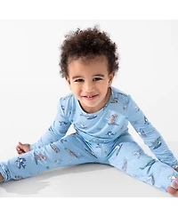 Bellabu Bear Kids Unisex Kids' Shark School Set of 2 Piece Pajamas