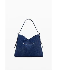 Desigual Women's Medium mandala embossed shoulder bag