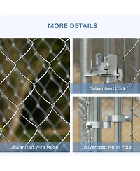 PawHut Dog Playpen, Dog Exercise Pen Dog Run Enclosure, 227.5 Sq. Ft