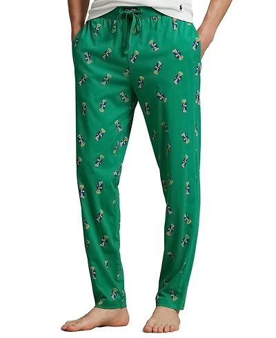 Polo Ralph Lauren Men's Rib Waistband Bear Knit Pajama Pants