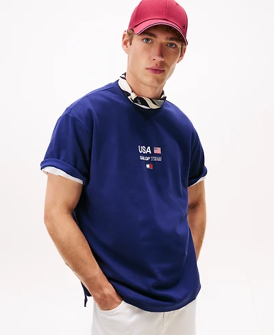 Tommy Hilfiger Men's x U.s. SailGP Team Performance Short Sleeve T-Shirt