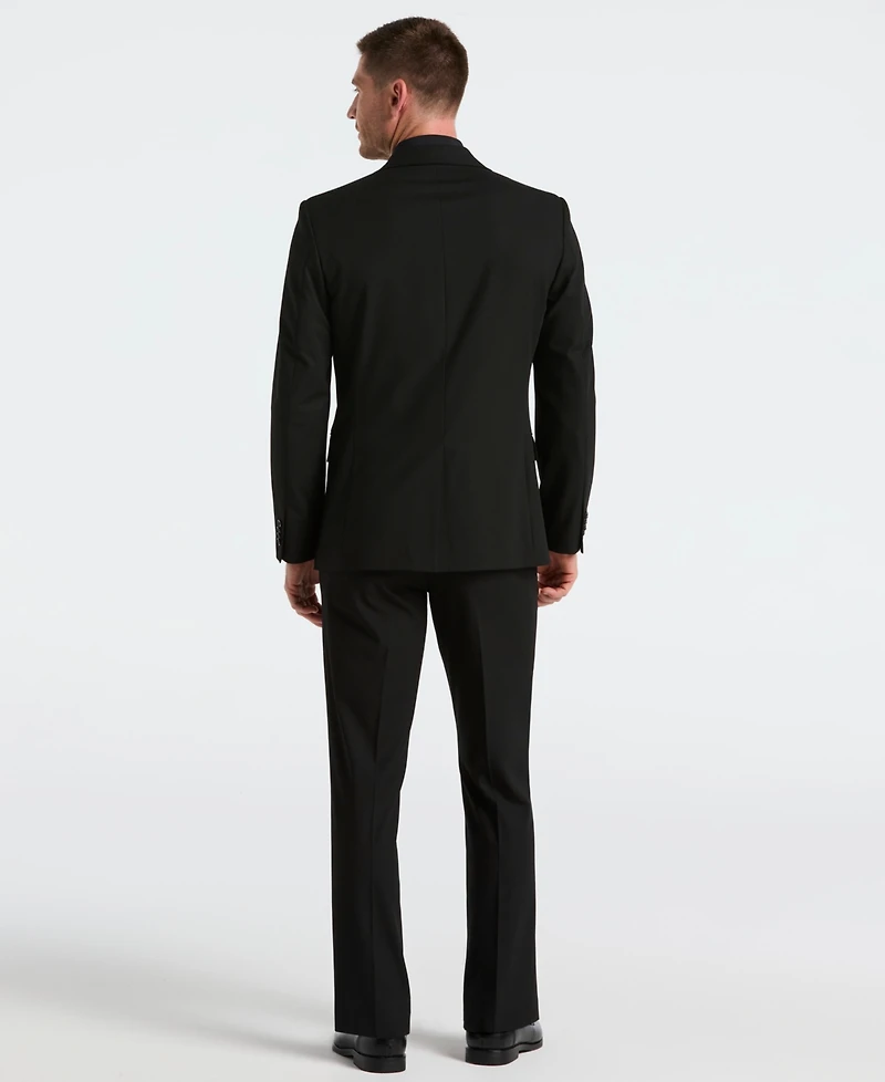 Perry Ellis Men's Dobby Louis Slim Fit Suit Pants