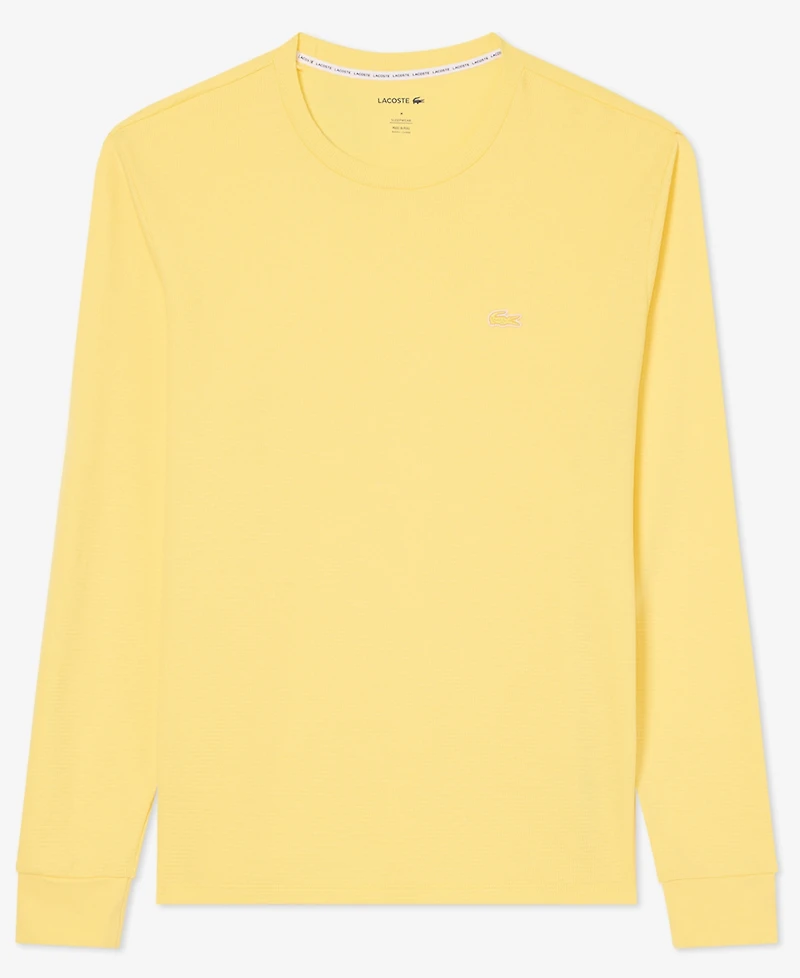 Lacoste Men's Waffle-Knit Thermal Sleep Shirt
