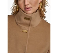 Donna Karan New York Women's Stand-Collar Single-Breasted Coat