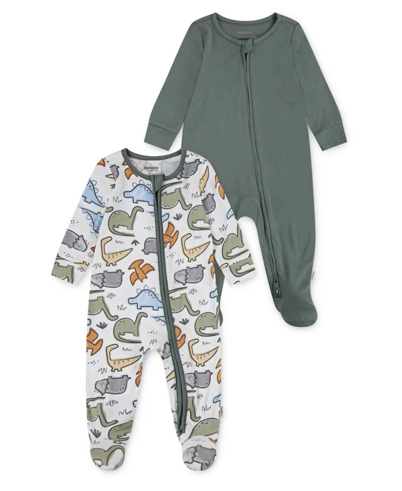 Huggies Baby 2-Pack Crewneck Coverall