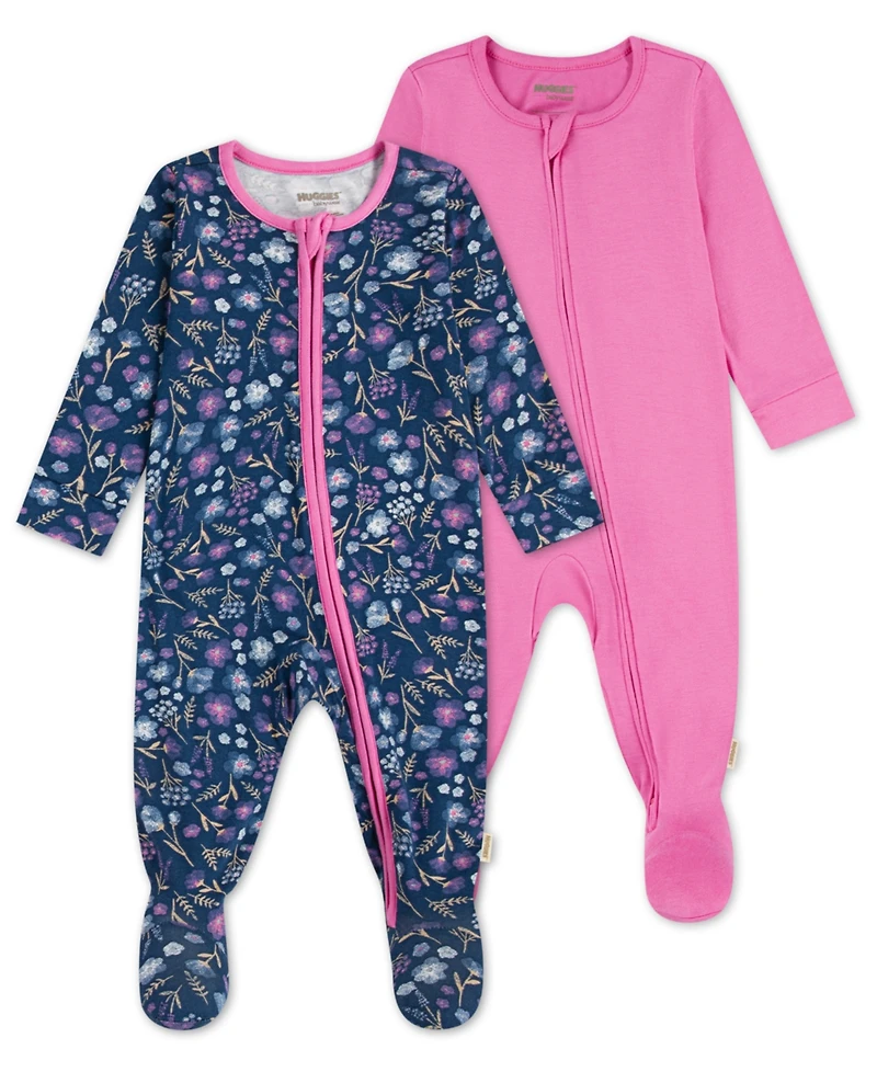 Huggies Baby 2-Pack Crewneck Coverall