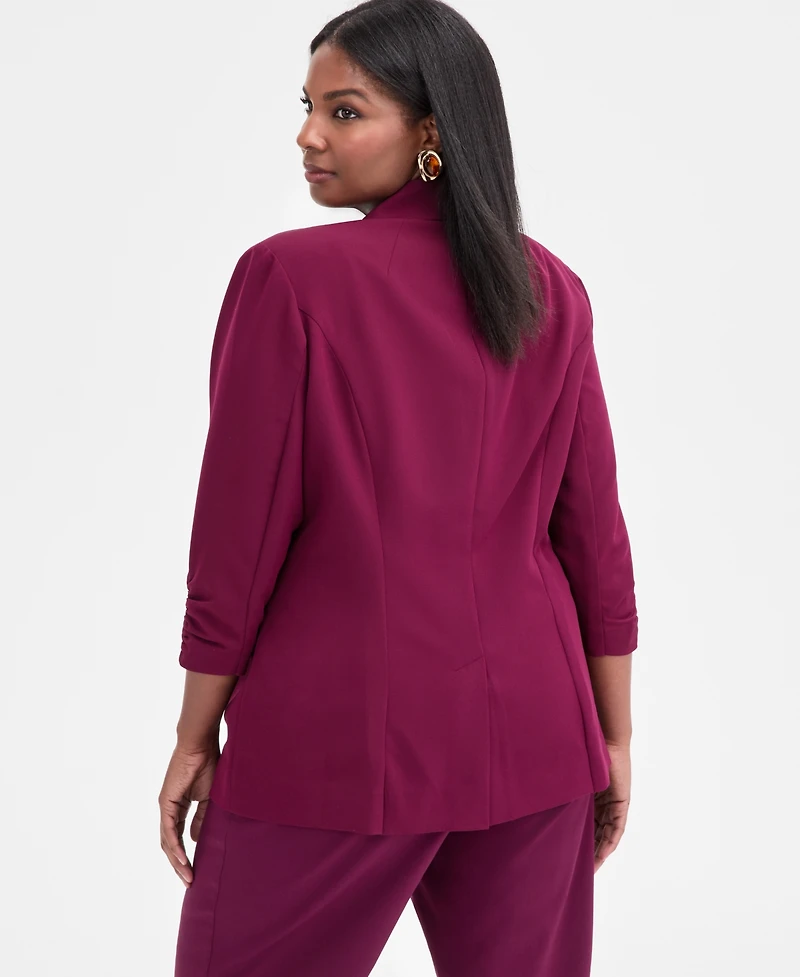 I.n.c. International Concepts Plus 3/4-Sleeve Blazer, Created for Macy's