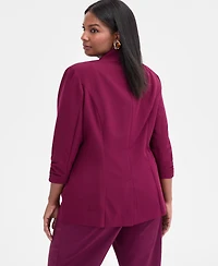 I.n.c. International Concepts Plus 3/4-Sleeve Blazer, Created for Macy's