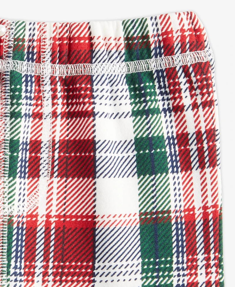 First Impressions Baby Boys Spruce Plaid Fleece Pants, Macy's Exclusive