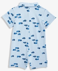 First Impressions Baby Boys (0-24) Geo Trucks Sunsuit, Macy's Exclusive