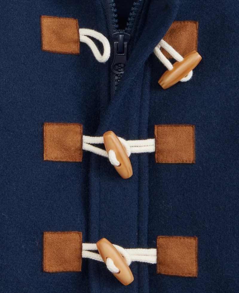First Impressions Baby Boys Hooded Toggle-Closure Peacoat, Macy's Exclusive
