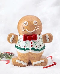 Winterberry Gingerbread Man Cookie Jar