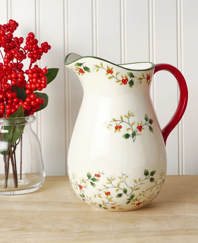 Winterberry Holiday Pitcher, 48 oz.
