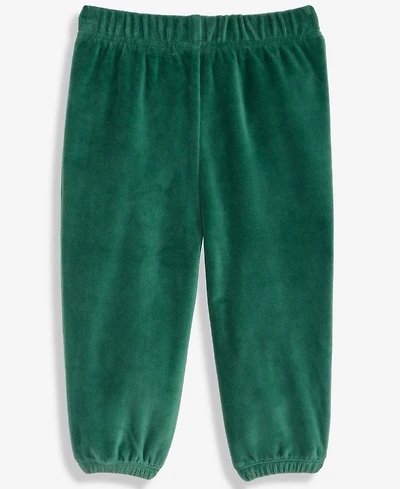 First Impressions Baby Boys Solid Velour Pants, Macy's Exclusive